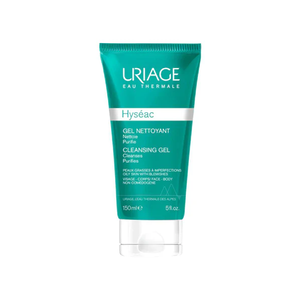 Uriage Hyseac Face Cleansing Gel 150Ml -  جل تنظيف الوجه هيسياك من يورياج 150 مل
