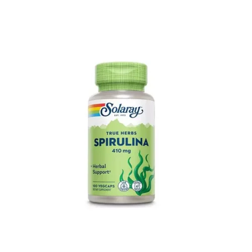 Solaray Spirulina 410 Mg 100Caps   سولاراي سبيرولينا 410 ملغ، 100 كبسولة