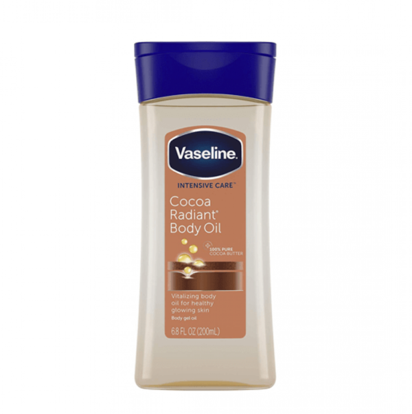 زيت جسم بزبدة الكاكاو للعناية المكثفة من فازلين 200 مل - Vaseline Intensive Care Body Oil Cocoa Radiant Gel 200ml