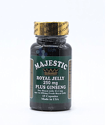 ماجستيك رويال جلي ٢٥٠مغ ١٥كبسولة  Majestic Royal Jelly 250mg 15 Capsules
