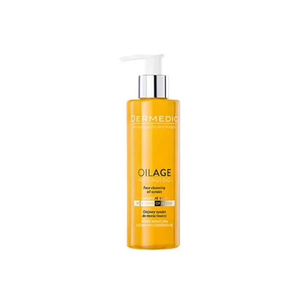 Dermedic Oilage Face Cleansing Oil Syndet 200ML  ديرميديك أويل إيج زيت منظف للوجه 200مل