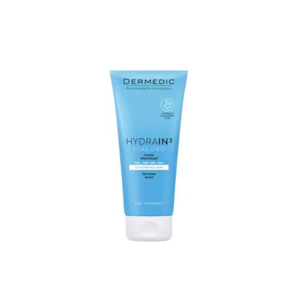 Dermedic Hydrain3 Cleansing Gel Dry Skin 200Ml  ديرميديك هايدراين3 جل منظف للبشرة الجافة 200 مل