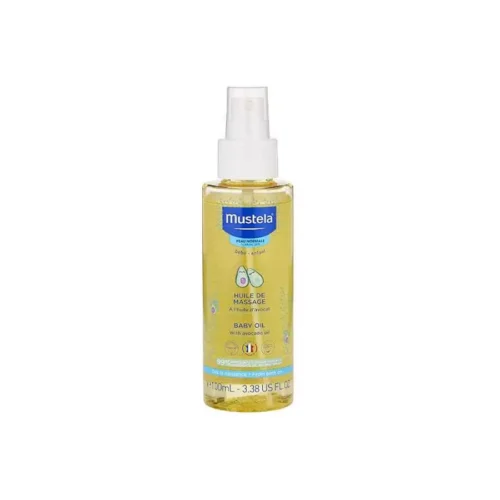 Mustela Baby Avocado Massage Oil 100Ml  موستيلا زيت التدليك للأطفال 100 مل