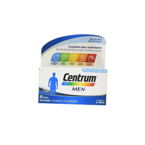 Centrum For Men Multivitamin 60 Tablet  سنتروم مجموعة فيتامينات للرجال 60 حبة