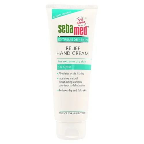 Sebamed Relief Hand Cream 5% Urea 75Ml | سيباميد ريليف كريم ترطيب اليدين باليوريا 5 % 75 مل