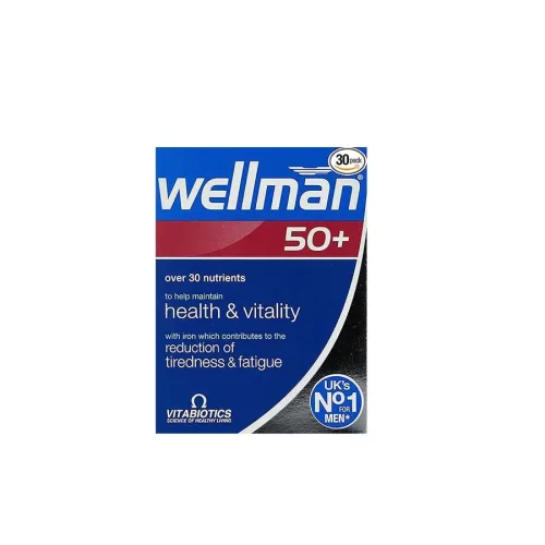 Vitabiotics-Wellman-50+,-30-Tablets